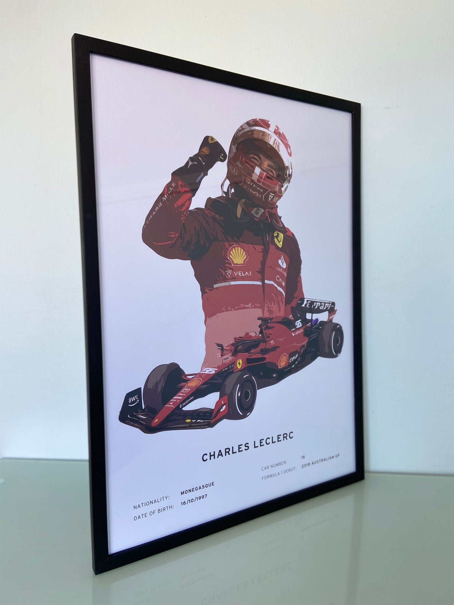 Charles Leclerc Cuadro F1