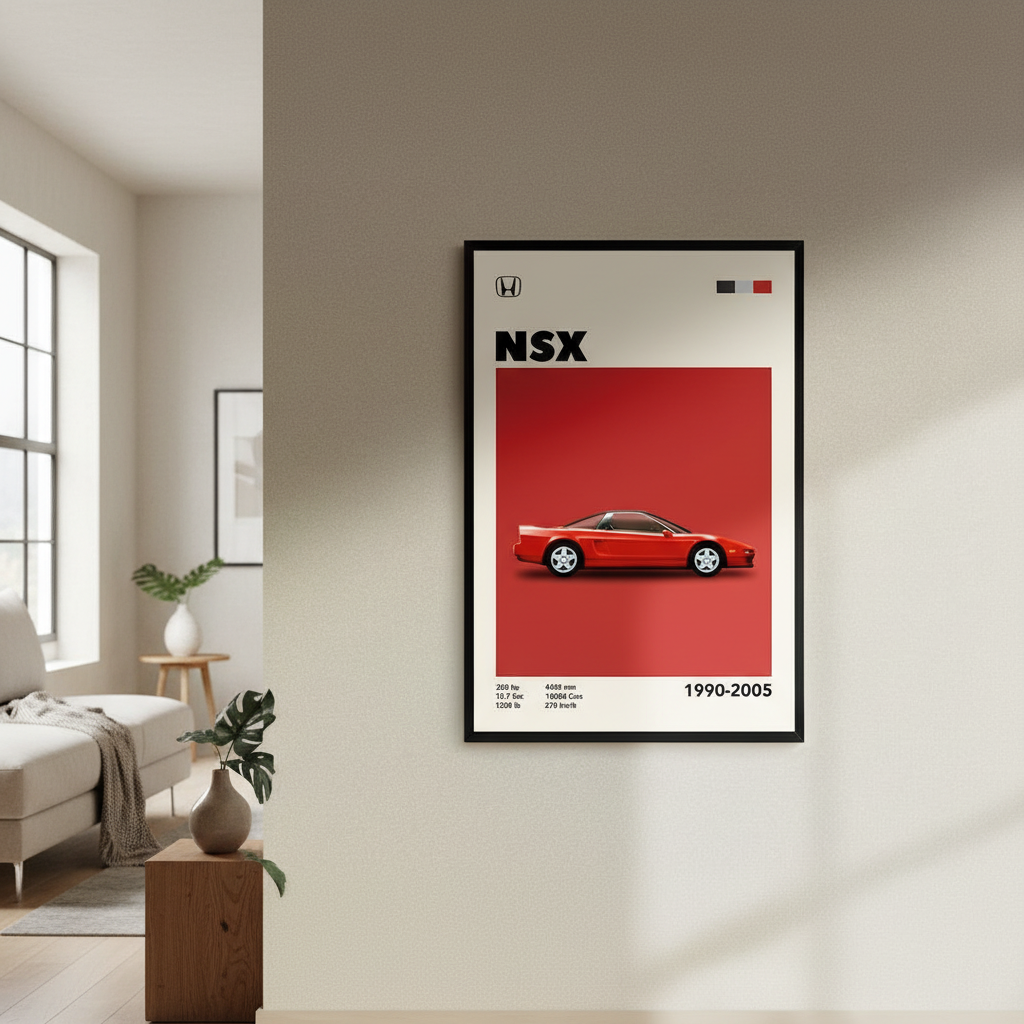 Cuadro Honda/Acura NSX decoración automotriz - Habitación
