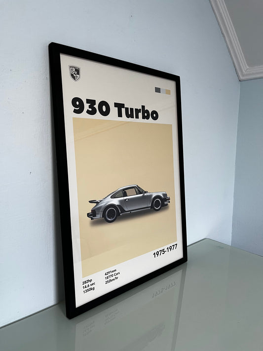 Porsche 930 turbo Cuadro