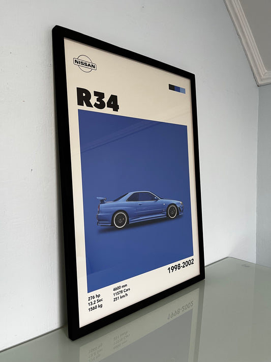 Nissan GTR R34 Cuadro