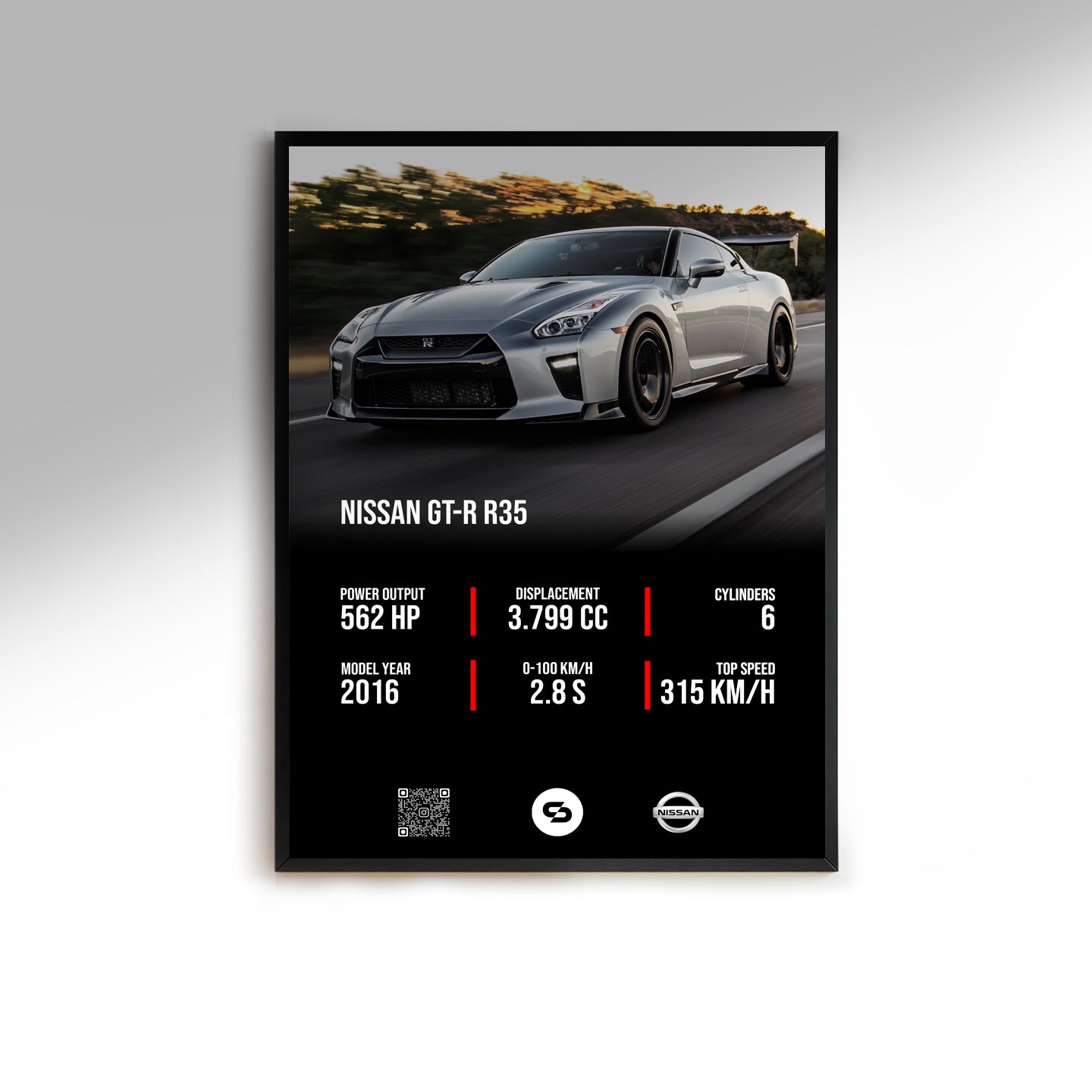 Nissan GT-R R35 Cuadro
