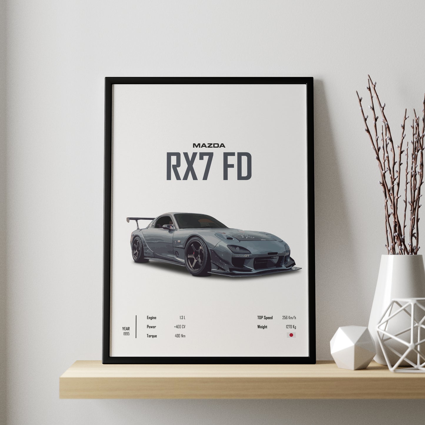 Mazda RX7 FD Cuadro Specs