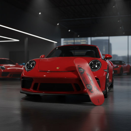 Tabla decorativa skateboard Porsche 911 GT3 RS 992 - Auto