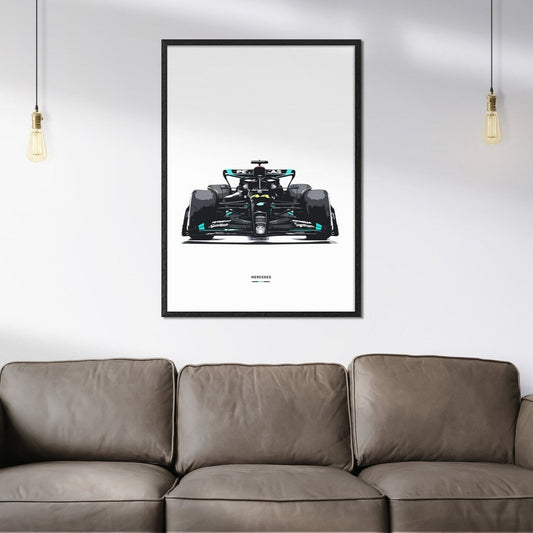 Set de Cuadros Lewis Hamilton y Mercedes