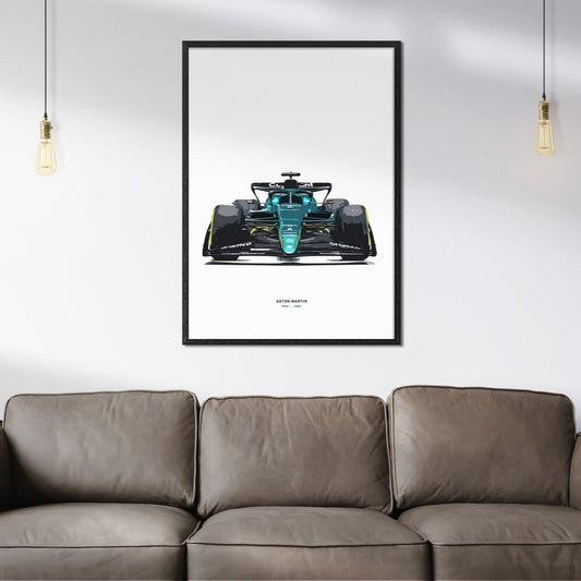 Set de Cuadros Fernando Alonso y Aston Martin