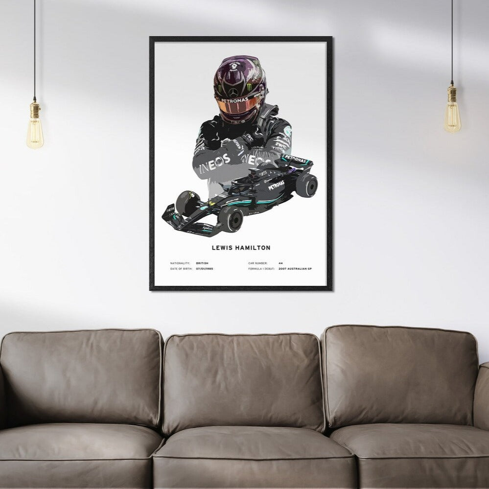Lewis Hamilton Cuadro F1
