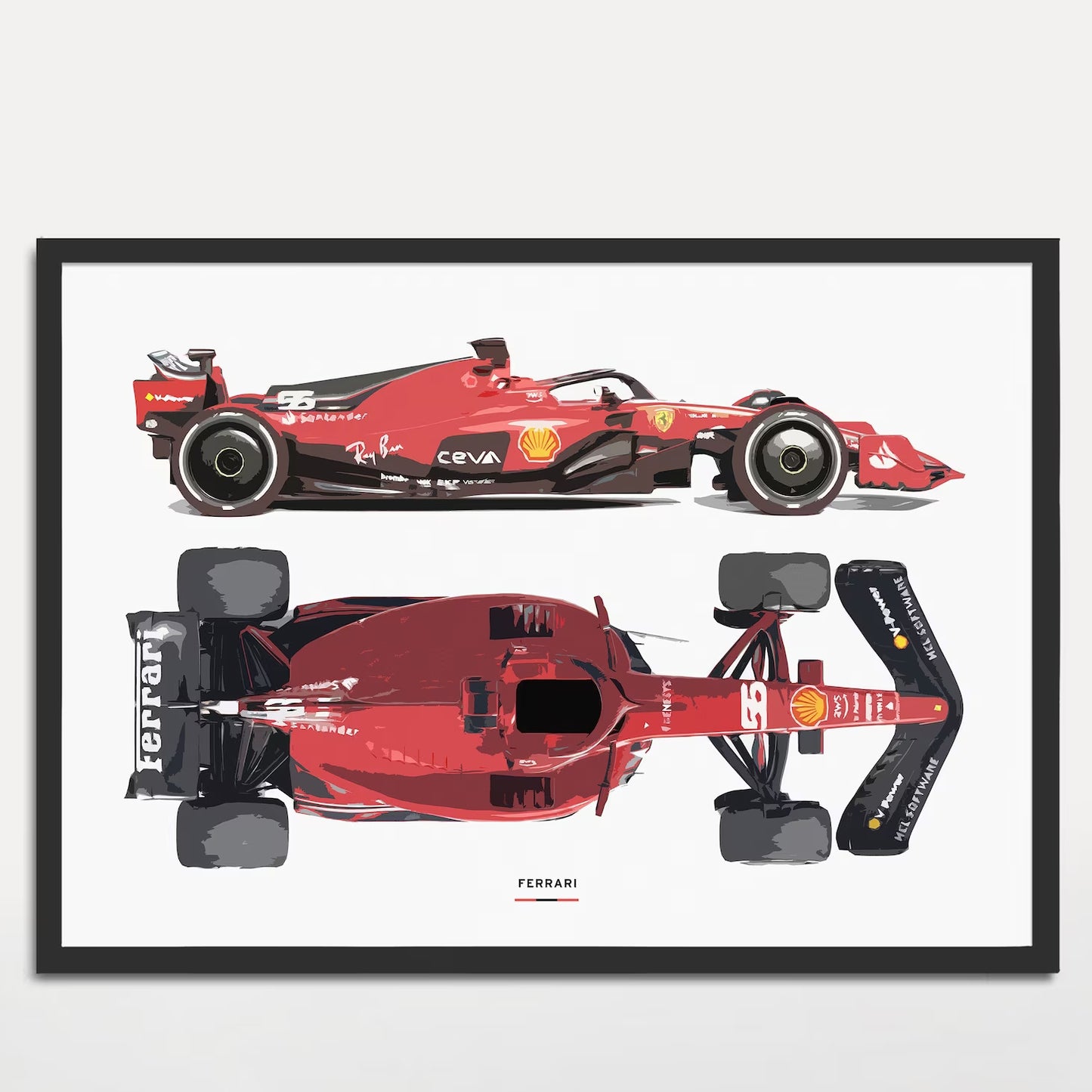 Cuadro Ferrari Formula 1