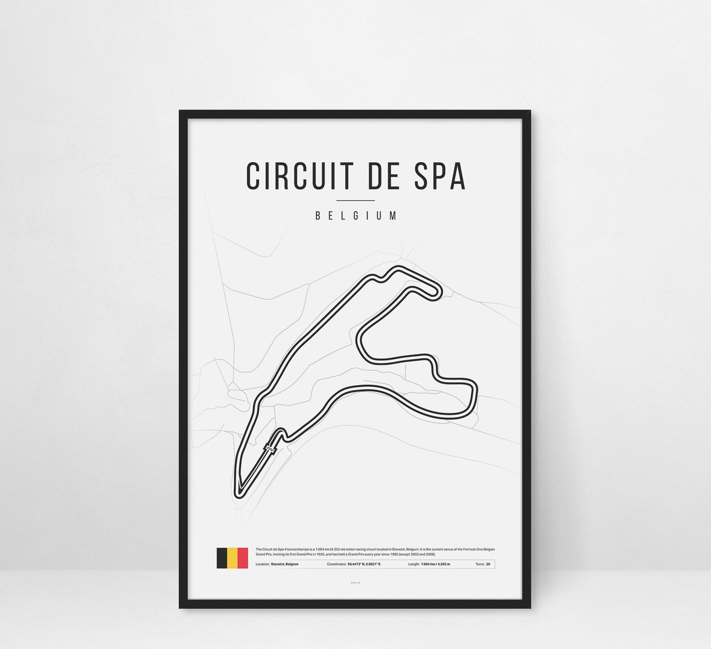 Cuadro Circuit De Spa