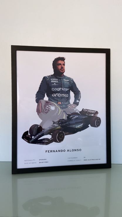 Fernando Alonso Cuadro F1