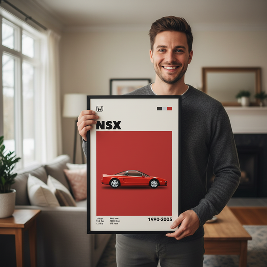 Cuadro Honda/Acura NSX decoración automotriz Persona