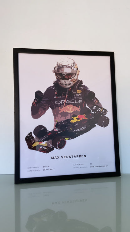 Max Verstapen Cuadro F1