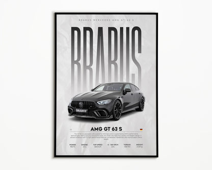 Mercedes-Benz AMG GT 63S Brabus Cuadro