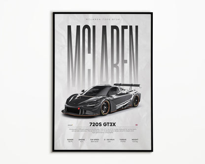 McLaren 720S GT3X Cuadro