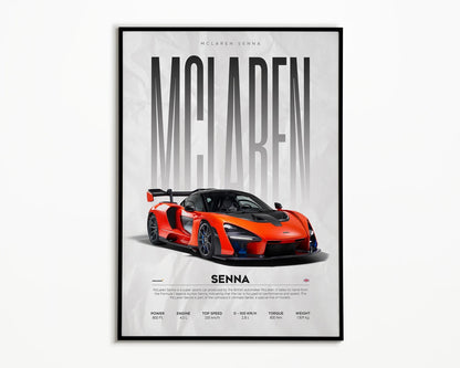 Mclaren Senna Cuadro