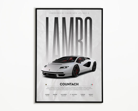 Lamborghini Countach Cuadro