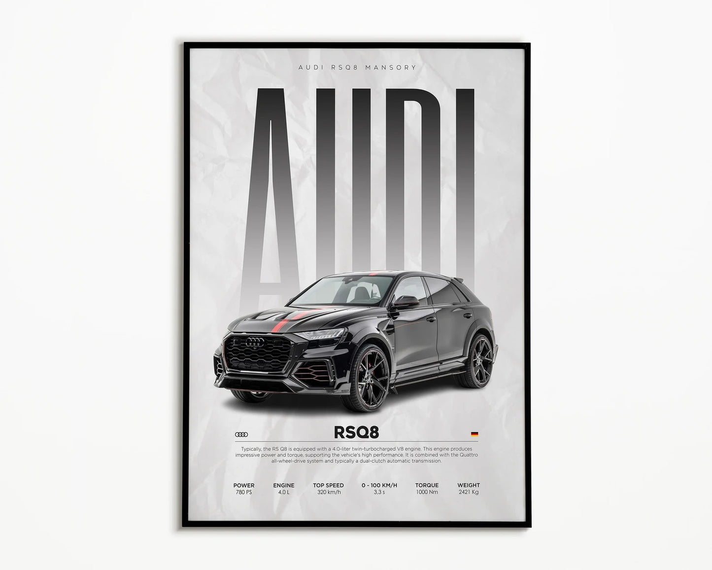 Audi RSQ8 Mansory Cuadro