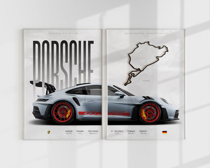 Porsche 911 GT3 RS Nürburgring Cuadro