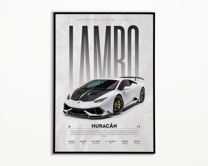 Lamborghini Huracán Cuadro