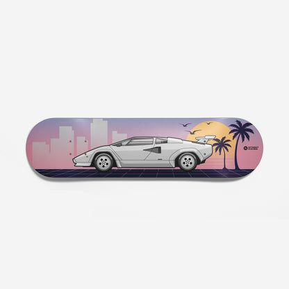 Tabla Decorativa Lamborghini Countach Miami Vice