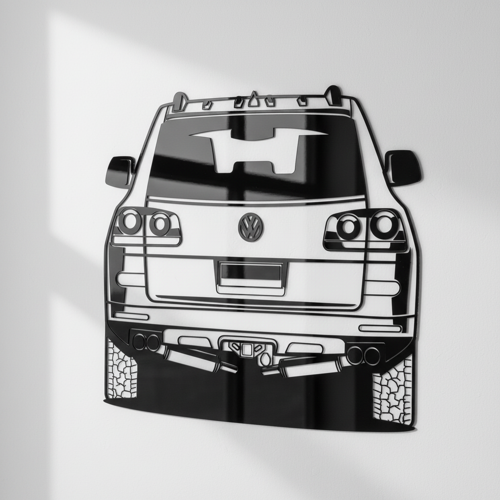 Retrato personalizado de auto decoración pared - Acrilico