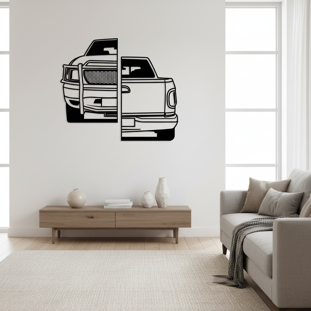 Retrato personalizado de auto decoración pared - Habitacion