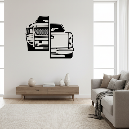 Retrato personalizado de auto decoración pared - Habitacion