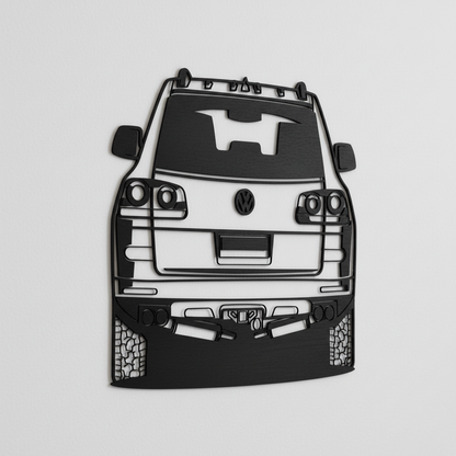 Retrato personalizado de auto decoración pared - Madera
