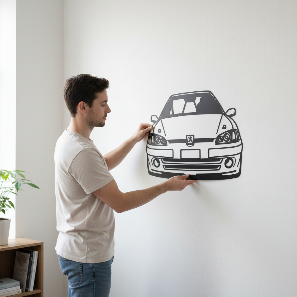 Retrato personalizado de auto decoración pared - Persona