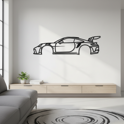 Silueta decorativa Porsche 911 GT3 RS - Habitacion
