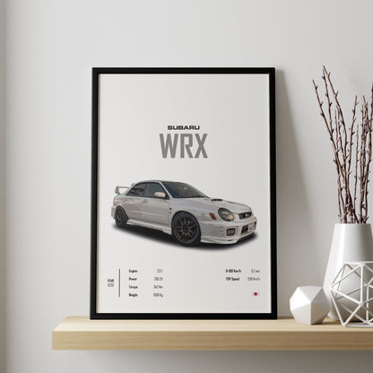 Subaru WRX Cuadro Specs