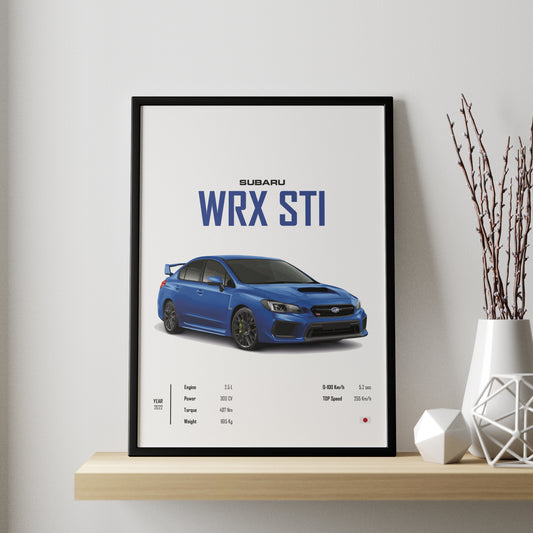 Subaru WRX STI Cuadro Specs