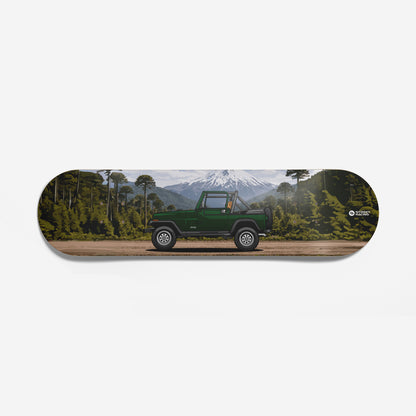 Tabla decorativa skateboard Jeep Wrangler YJ 87 