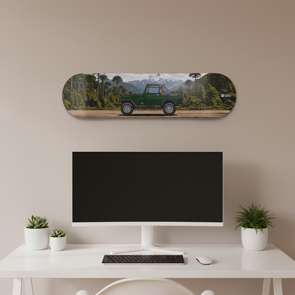 Tabla decorativa skateboard Jeep Wrangler YJ 87 - Escritorio