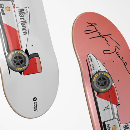 Tabla decorativa skateboard McLaren MP4-8 1993 - Variante 2