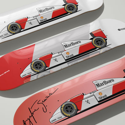 Tabla decorativa skateboard McLaren MP4-8 1993 - Variantes