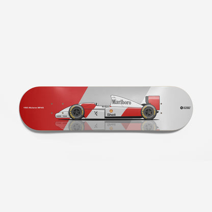 Tabla decorativa skateboard McLaren MP4-8 1993 1