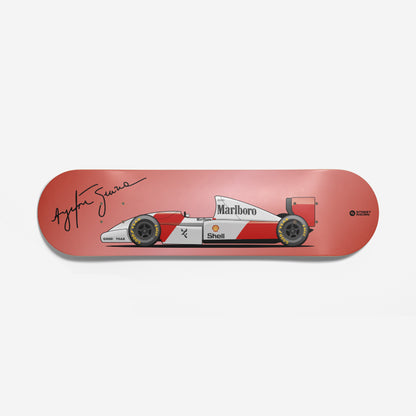 Tabla decorativa skateboard McLaren MP4-8 1993 2