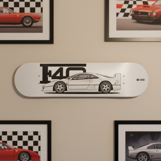 Ferrari F40 - Man Cave Blanco