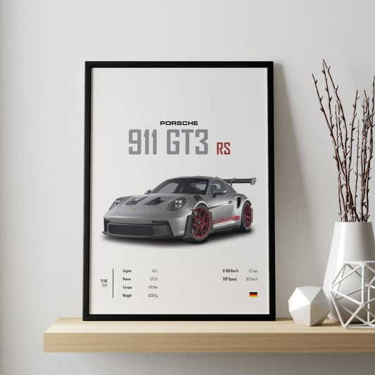 Porsche 911 GT3 RS 2018 Cuadro Specs