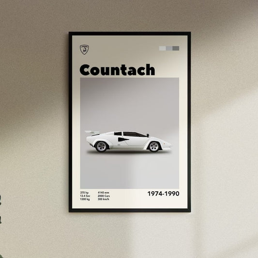 Lamborghini Countach Cuadro
