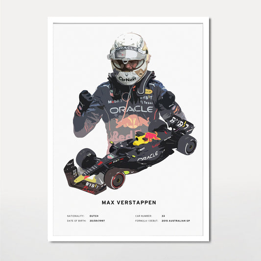 Max Verstapen Cuadro F1