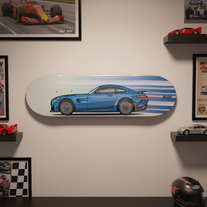 Mercedes AMG GTR - Man Cave Azul