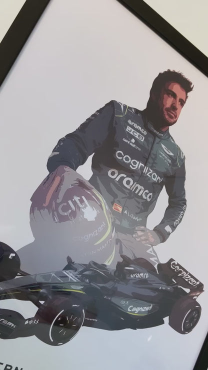 Fernando Alonso Cuadro F1