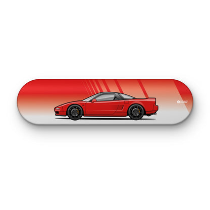 Tabla decorativa skate Honda NSX NA1 Formula Red fondo Degradé sobre fondo blanco – StreetRacing