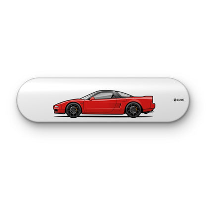 Tabla decorativa skate Honda NSX NA1 Formula Red fondo Plano sobre fondo blanco – StreetRacing