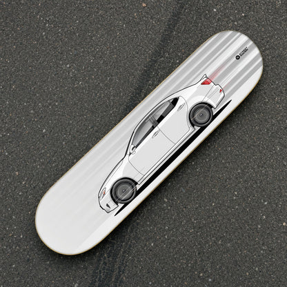 Tabla decorativa skate Lexus IS 250 Starfire Pearl fondo Movimiento sobre el asfalto – StreetRacing