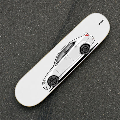 Tabla decorativa skate Lexus IS 250 Starfire Pearl fondo Plano sobre el asfalto – StreetRacing