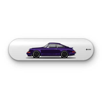 Tabla decorativa skate Porsche 911 964 Theon Design Morado fondo Plano sobre fondo blanco – StreetRacing
